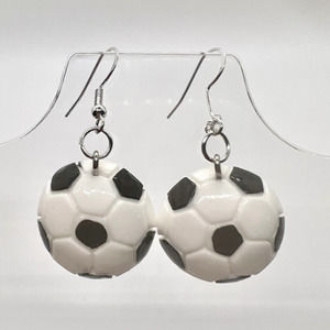 Soccer Ball Earrings - Soccer Mom Accessories - Sports Earrings - High School